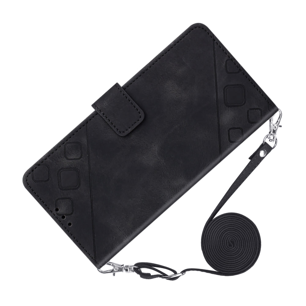 PT005 YB Imprinting Series-7 til iPhone 11 PU-lædertelefontaske med påtrykt tegnebogsstativ Anti-drop cover med skulderrem PT005 YB Imprinting Series-7 til iPhone 11 PU-lædertelefontaske med påtrykt tegnebogsstativ Anti-drop cover med skulderrem